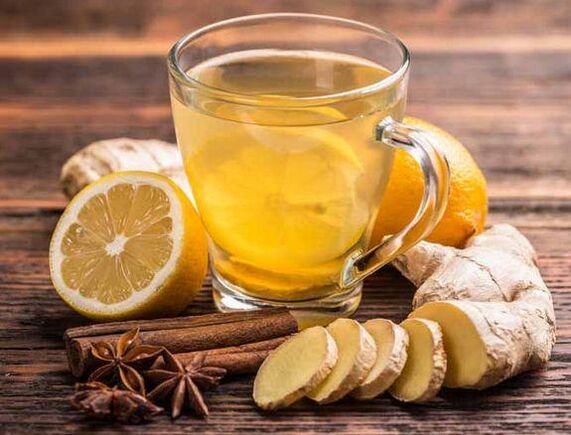 តែជាមួយខ្ញីក្រូចឆ្មា, cinnamon និង cloves សម្រាប់ការឡើងរឹងរបស់លិង្គយូរអង្វែង
